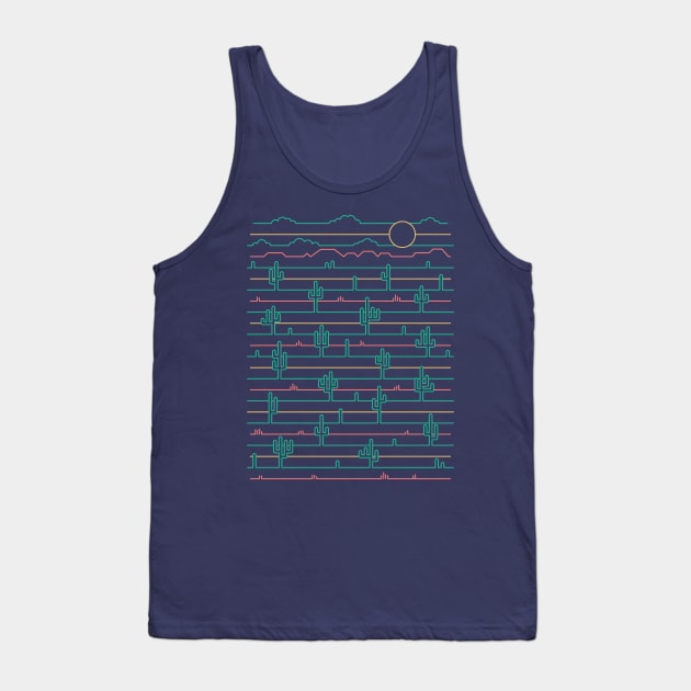 Saguaro Sunrise Tank Top by Thepapercrane